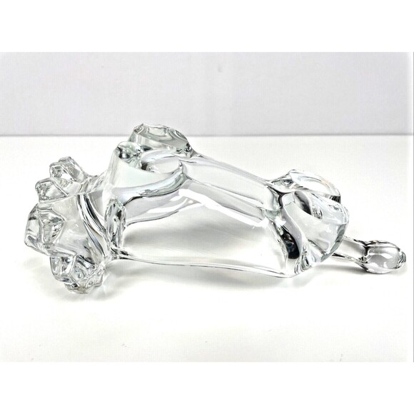 Sasaki MCM 9.5" Crystal Lion Candy Dish Playful Fun Whimsical (B1) - Picture 4 of 5